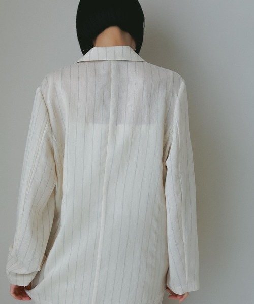 【早い者勝ち】 HOLLAND & SHERRY テーラードジャケット ホワイト セール】half sleeve jacket（テーラードジャケット）｜CODE A
