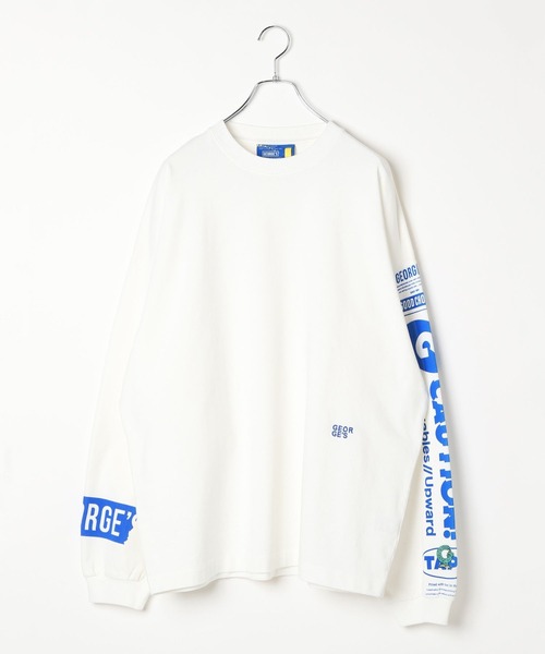 GEORGE'S（ジョージズ）の「グラフィックロゴロンT（Tシャツ/カットソー・メンズ・ブルー/ホワイト/ブラック・MEDIUM/LARGE）」の20枚目の写真