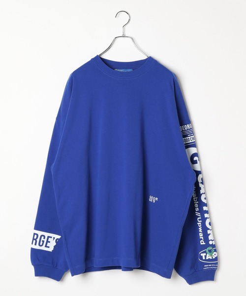 GEORGE'S（ジョージズ）の「グラフィックロゴロンT（Tシャツ/カットソー・メンズ・ブルー/ホワイト/ブラック・MEDIUM/LARGE）」の22枚目の写真