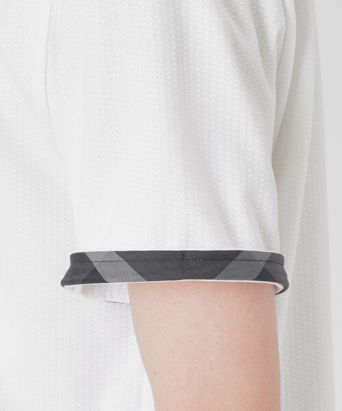 BLACK LABEL CRESTBRIDGE(ブラックレーベル・クレストブリッジ)の「デュラブルタックポロ(ポロシャツ・メンズ・ネイビー/ブラック/オフホワイト/チャコールグレー/ブルー・M/L/XL)」の11枚目の写真