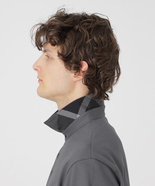 BLACK LABEL CRESTBRIDGE(ブラックレーベル・クレストブリッジ)の「デュラブルタックポロ(ポロシャツ・メンズ・ネイビー/ブラック/オフホワイト/チャコールグレー/ブルー・M/L/XL)」の17枚目の写真