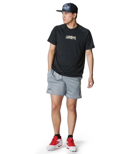 UNDER ARMOUR（アンダーアーマー）の「UAテック グラフィック ショートスリーブ Tシャツ（ベースボール/メンズ）（Tシャツ/カットソー・メンズ・ブラック・3XL/S/XL/2XL/M/L）」の3枚目の写真