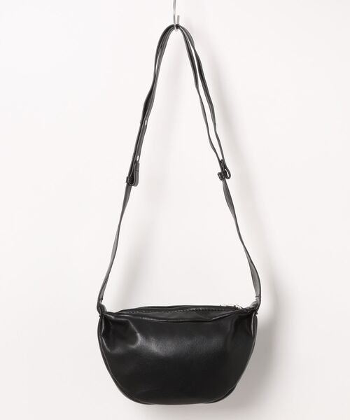 BarcosBlue(バルコスブルー)の「【BarcosBlue/バルコスブルー】スムースレザー調ミニショルダーバッグ(ショルダーバッグ・レディース・ブラック/シルバー・ONE SIZE)」の11枚目の写真