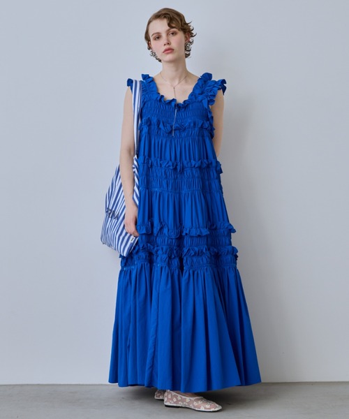 PERNA（ペルナ）の「ストライプロゴトートバッグ（トートバッグ・レディース・ピンク/ブルー・FREE）」の10枚目の写真