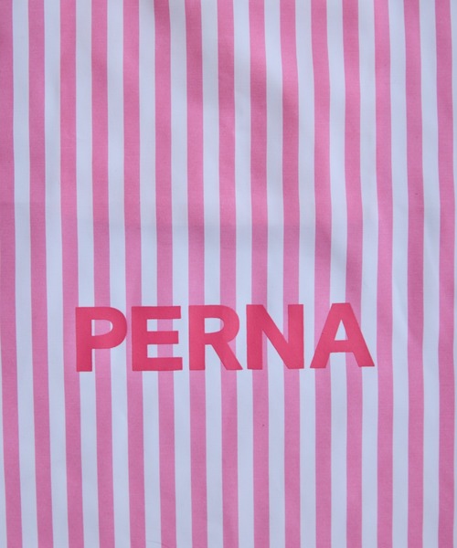 PERNA（ペルナ）の「ストライプロゴトートバッグ（トートバッグ・レディース・ピンク/ブルー・FREE）」の21枚目の写真