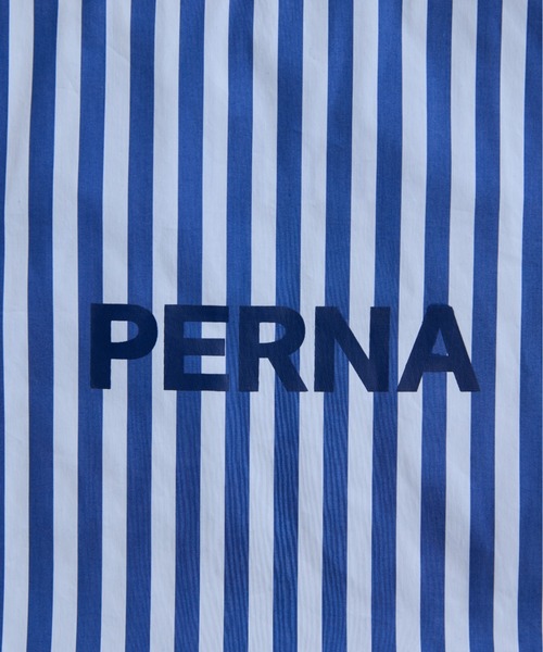 PERNA（ペルナ）の「ストライプロゴトートバッグ（トートバッグ・レディース・ピンク/ブルー・FREE）」の19枚目の写真