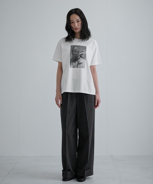feepur(フェピュール)の「アソートフォトTee(Tシャツ/カットソー・レディース・オフホワイト/ホワイト・MEDIUM)」の3枚目の写真