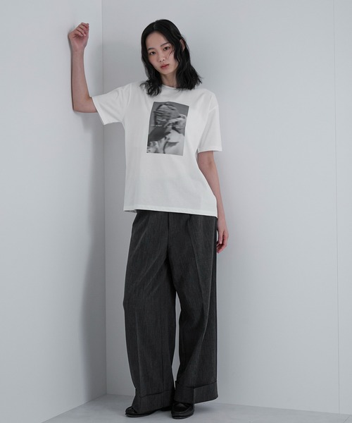 feepur(フェピュール)の「アソートフォトTee(Tシャツ/カットソー・レディース・オフホワイト/ホワイト・MEDIUM)」の4枚目の写真