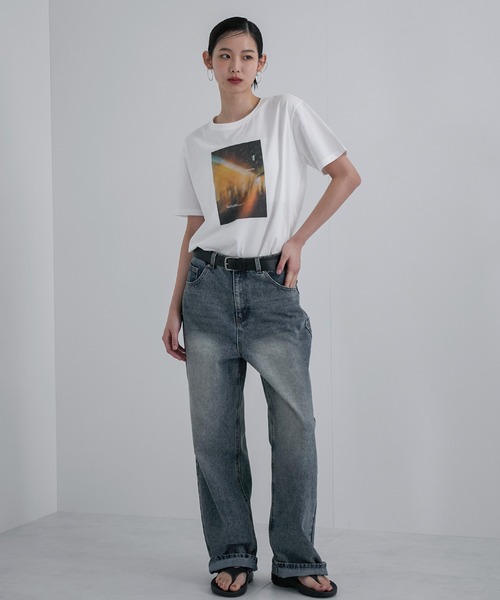feepur(フェピュール)の「アソートフォトTee(Tシャツ/カットソー・レディース・オフホワイト/ホワイト・MEDIUM)」の8枚目の写真