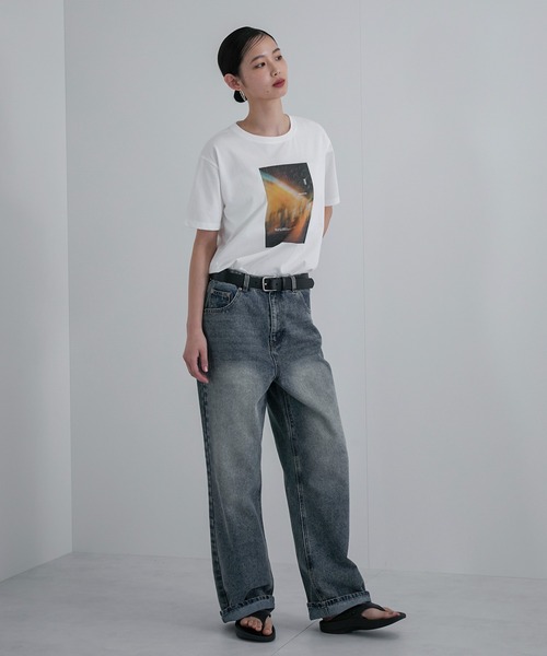 feepur(フェピュール)の「アソートフォトTee(Tシャツ/カットソー・レディース・オフホワイト/ホワイト・MEDIUM)」の9枚目の写真