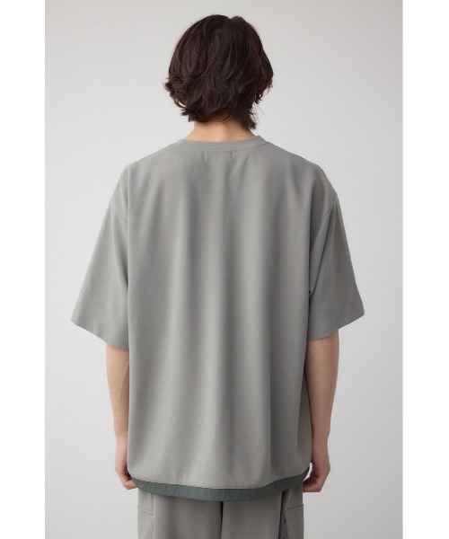AZUL by moussy(アズールバイマウジー)の「カラースキームドロストTシャツ(Tシャツ/カットソー・メンズ・ブラック/カーキ/ライトグレー・MEDIUM/LARGE)」の20枚目の写真