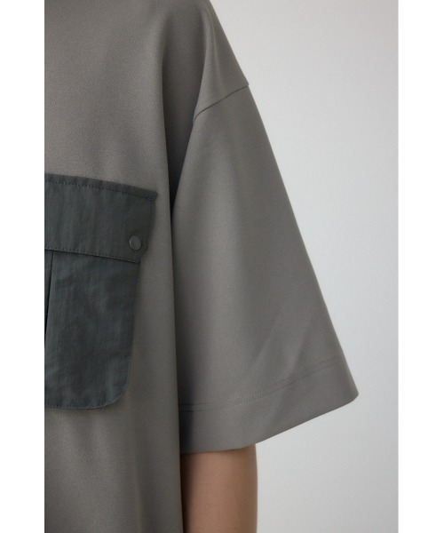 AZUL by moussy(アズールバイマウジー)の「カラースキームドロストTシャツ(Tシャツ/カットソー・メンズ・ブラック/カーキ/ライトグレー・MEDIUM/LARGE)」の22枚目の写真