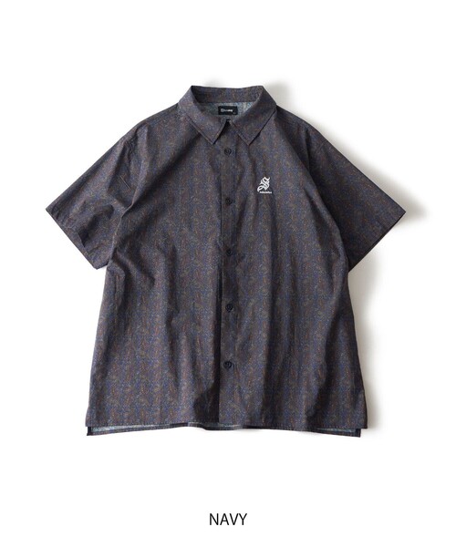 Subciety(サブサエティ)の「Paisley square shirt(シャツ/ブラウス・メンズ・ブルー/ホワイト/ネイビー・SMALL/MEDIUM/LARGE/X-LARGE)」の19枚目の写真