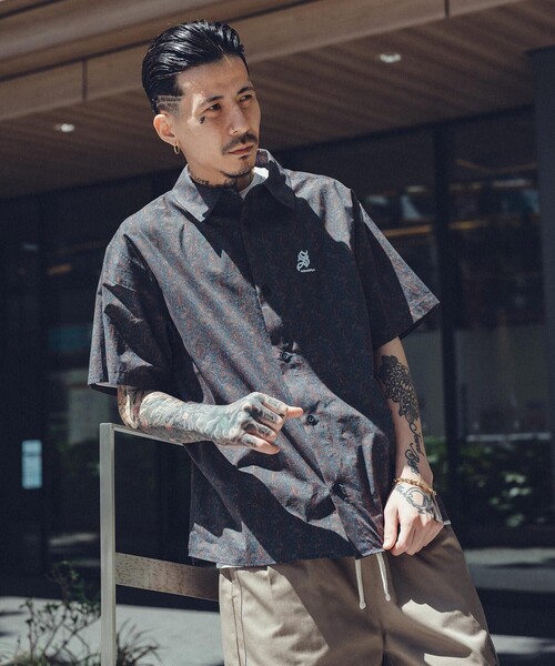 Subciety(サブサエティ)の「Paisley square shirt(シャツ/ブラウス・メンズ・ブルー/ホワイト/ネイビー・SMALL/MEDIUM/LARGE/X-LARGE)」の20枚目の写真