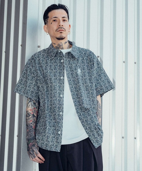 Subciety(サブサエティ)の「Paisley square shirt(シャツ/ブラウス・メンズ・ブルー/ホワイト/ネイビー・SMALL/MEDIUM/LARGE/X-LARGE)」の15枚目の写真
