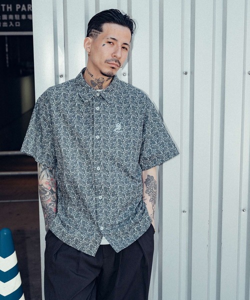 Subciety(サブサエティ)の「Paisley square shirt(シャツ/ブラウス・メンズ・ブルー/ホワイト/ネイビー・SMALL/MEDIUM/LARGE/X-LARGE)」の14枚目の写真
