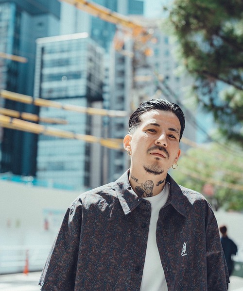 Subciety(サブサエティ)の「Paisley square shirt(シャツ/ブラウス・メンズ・ブルー/ホワイト/ネイビー・SMALL/MEDIUM/LARGE/X-LARGE)」の13枚目の写真