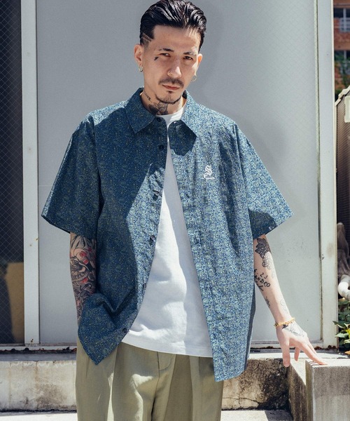 Subciety(サブサエティ)の「Paisley square shirt(シャツ/ブラウス・メンズ・ブルー/ホワイト/ネイビー・SMALL/MEDIUM/LARGE/X-LARGE)」の10枚目の写真