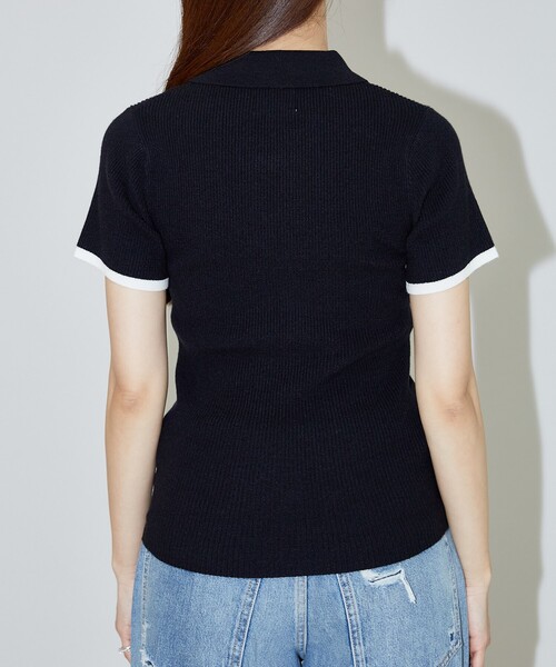 MARY　QUANT半袖ニット M MARY QUANT マリークワント 花柄 半袖 ニット M - メルカリ