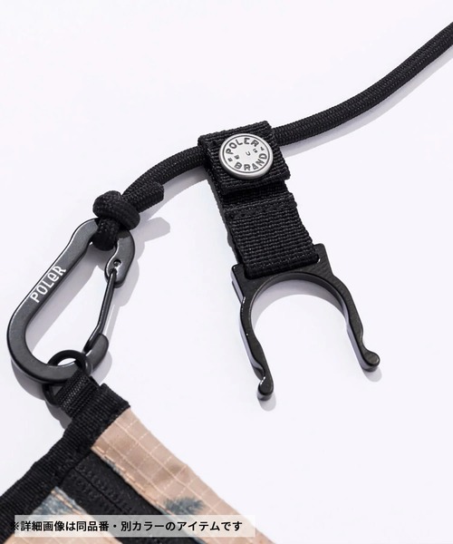 POLeR（ポーラー）の「POLeR/ポーラー ショルダーポーチ STUFFABLE DRINK POUCH 241MCV0441（ショルダーバッグ・メンズ・ブラック・FREE）」の7枚目の写真