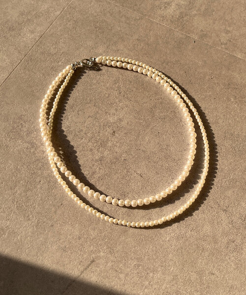 DouDou(ドゥドゥ)の「パール2連ネックレス(ネックレス・レディース・その他・FREE)」の3枚目の写真