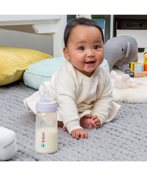 b.box(ビーボックス)の「b.box/ PPSU Baby Bottle 240ml (哺乳瓶) PPSU製(マグ/哺乳瓶/お食事グッズ・キッズ・ライラック/グレイッシュブルー/セージグリーン・ONESIZE)」の9枚目の写真
