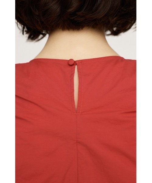 SLY（スライ）の「GATHER WOVEN TOPS ギャザー ウーブン トップス 夏服（シャツ/ブラウス・レディース・ホワイト/レッド/ブラック・FREE）」の16枚目の写真