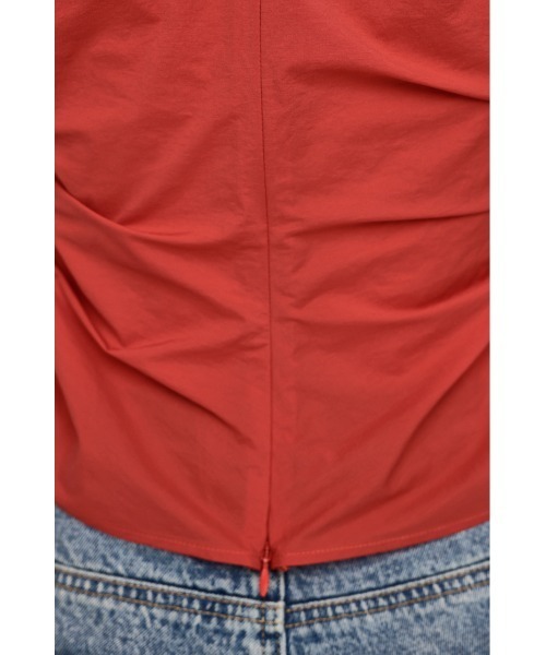SLY（スライ）の「GATHER WOVEN TOPS ギャザー ウーブン トップス 夏服（シャツ/ブラウス・レディース・ホワイト/レッド/ブラック・FREE）」の17枚目の写真