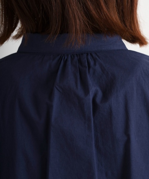 ブラウス シャツ sosotto スティック刺繍 ちび衿5分袖ブラウス レディース セール】sosotto スティック刺繍 ちび衿5分袖ブラウス（シャツ