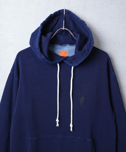 KATO`（カトー）の「【KATO'/カトー】222 インディゴ スウェット パーカー KC2233221（テーラードジャケット・メンズ・インディゴブルー・SMALL/X-LARGE/LARGE/MEDIUM）」の7枚目の写真