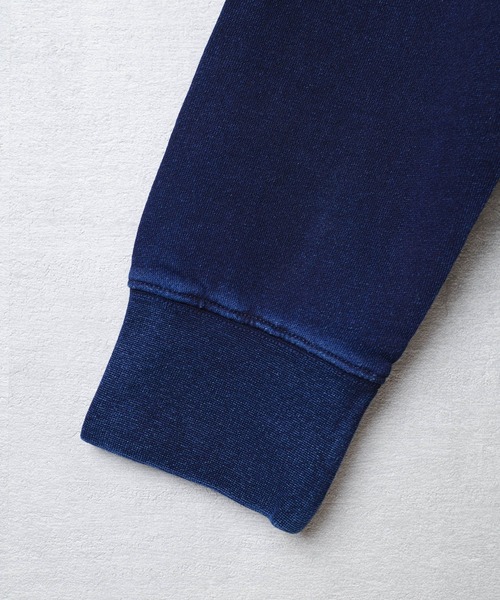 KATO`（カトー）の「【KATO'/カトー】222 インディゴ スウェット パーカー KC2233221（テーラードジャケット・メンズ・インディゴブルー・SMALL/X-LARGE/LARGE/MEDIUM）」の3枚目の写真
