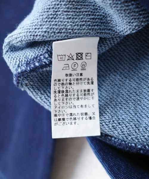 KATO`（カトー）の「【KATO'/カトー】222 インディゴ スウェット パーカー KC2233221（テーラードジャケット・メンズ・インディゴブルー・SMALL/X-LARGE/LARGE/MEDIUM）」の4枚目の写真