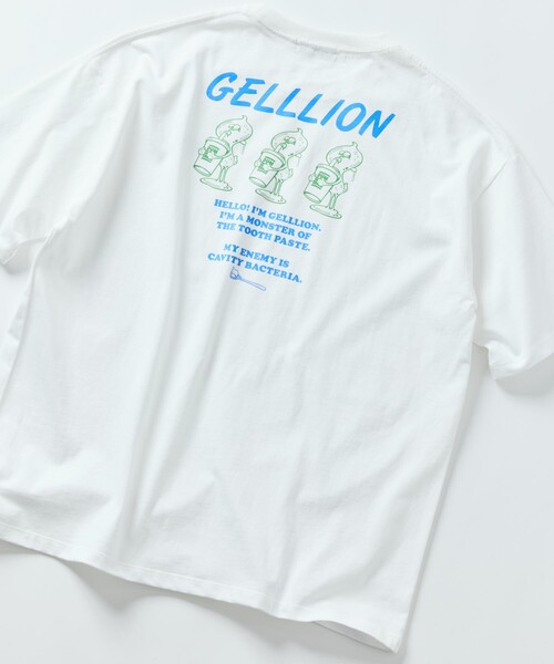 FREAK'S STORE（フリークスストア）の「限定展開 GELLLION/ゲルリオン リラックスフィット バックプリント クルーネック Tシャツ / THREE GELS（Tシャツ/カットソー・メンズ・ピンク/ブラック/アッシュグレー/ホワイト・MEDIUM/SMALL/LARGE）」の2枚目の写真
