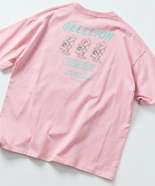 FREAK'S STORE（フリークスストア）の「限定展開 GELLLION/ゲルリオン リラックスフィット バックプリント クルーネック Tシャツ / THREE GELS（Tシャツ/カットソー・メンズ・ピンク/ブラック/アッシュグレー/ホワイト・MEDIUM/SMALL/LARGE）」の4枚目の写真