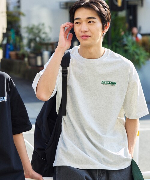 FREAK'S STORE（フリークスストア）の「限定展開 GELLLION/ゲルリオン リラックスフィット バックプリント クルーネック Tシャツ / THREE GELS（Tシャツ/カットソー・メンズ・ピンク/ブラック/アッシュグレー/ホワイト・MEDIUM/SMALL/LARGE）」の7枚目の写真