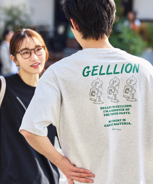 FREAK'S STORE（フリークスストア）の「限定展開 GELLLION/ゲルリオン リラックスフィット バックプリント クルーネック Tシャツ / THREE GELS（Tシャツ/カットソー・メンズ・ピンク/ブラック/アッシュグレー/ホワイト・MEDIUM/SMALL/LARGE）」の11枚目の写真