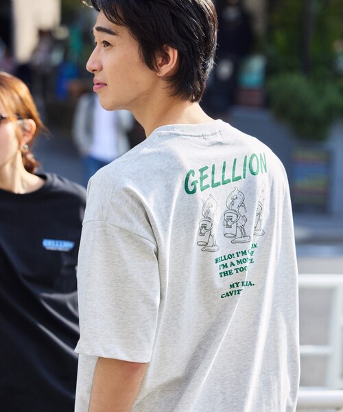 FREAK'S STORE（フリークスストア）の「限定展開 GELLLION/ゲルリオン リラックスフィット バックプリント クルーネック Tシャツ / THREE GELS（Tシャツ/カットソー・メンズ・ピンク/ブラック/アッシュグレー/ホワイト・MEDIUM/SMALL/LARGE）」の12枚目の写真