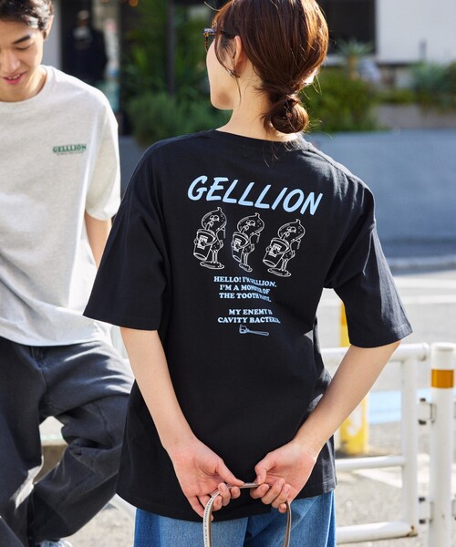 FREAK'S STORE（フリークスストア）の「限定展開 GELLLION/ゲルリオン リラックスフィット バックプリント クルーネック Tシャツ / THREE GELS（Tシャツ/カットソー・メンズ・ピンク/ブラック/アッシュグレー/ホワイト・MEDIUM/SMALL/LARGE）」の14枚目の写真