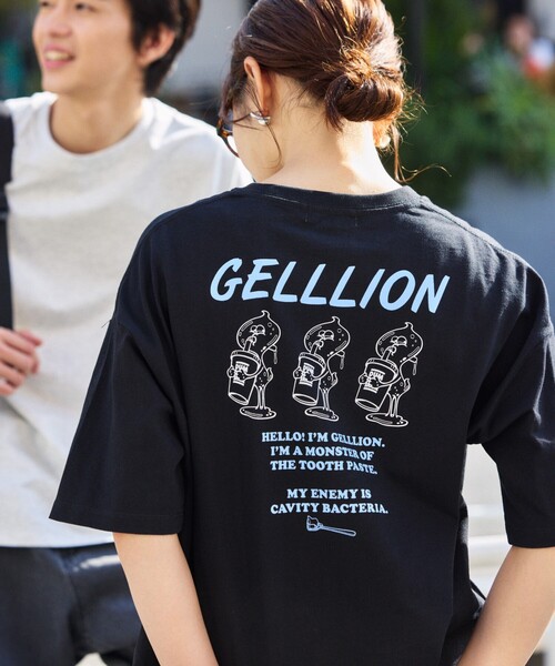FREAK'S STORE（フリークスストア）の「限定展開 GELLLION/ゲルリオン リラックスフィット バックプリント クルーネック Tシャツ / THREE GELS（Tシャツ/カットソー・メンズ・ピンク/ブラック/アッシュグレー/ホワイト・MEDIUM/SMALL/LARGE）」の15枚目の写真