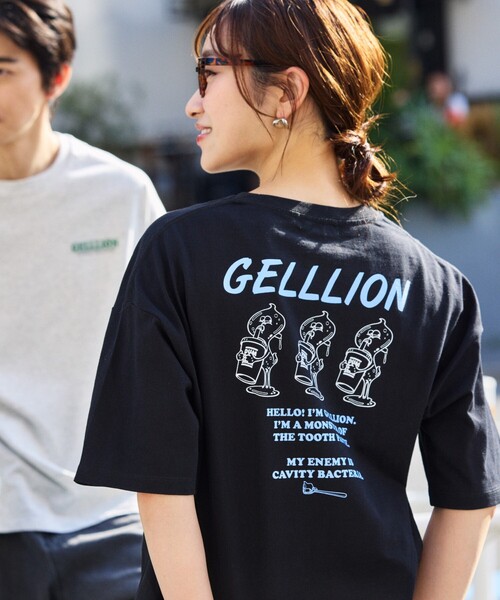 FREAK'S STORE（フリークスストア）の「限定展開 GELLLION/ゲルリオン リラックスフィット バックプリント クルーネック Tシャツ / THREE GELS（Tシャツ/カットソー・メンズ・ピンク/ブラック/アッシュグレー/ホワイト・MEDIUM/SMALL/LARGE）」の16枚目の写真