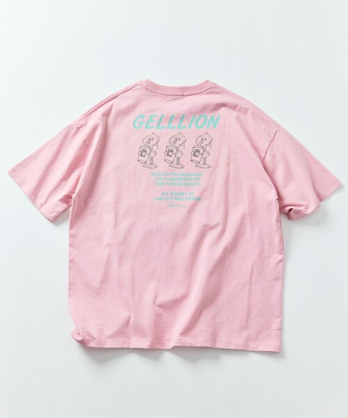 FREAK'S STORE（フリークスストア）の「限定展開 GELLLION/ゲルリオン リラックスフィット バックプリント クルーネック Tシャツ / THREE GELS（Tシャツ/カットソー・メンズ・ピンク/ブラック/アッシュグレー/ホワイト・MEDIUM/SMALL/LARGE）」の18枚目の写真