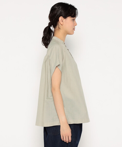 WOMEN'S COTTON LINEN SLUB SLEEVELESS SHIRT（シャツ/ブラウス