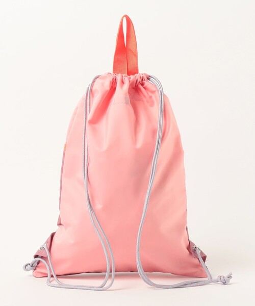BEAMS mini（ビームスミニ）の「スマイル ナップサック 2025SS（バックパック/リュック・キッズ・ピンク/ネイビー・ONE SIZE）」の8枚目の写真