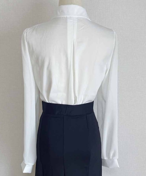 shoppinggo(ショッピングゴー)の「新作ブラウス シャツ トップス(シャツ/ブラウス・レディース・ホワイト・M)」の15枚目の写真