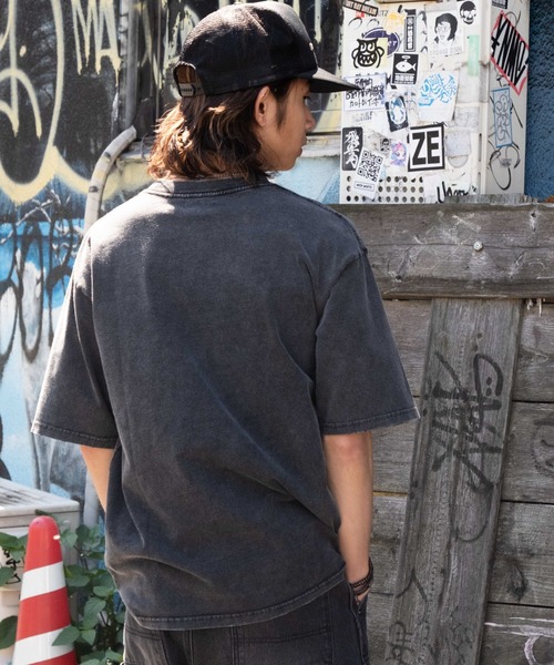 WEGO(ウィゴー)の「WEGO/ブリーチヴィンテージグラフィックT(Tシャツ/カットソー・メンズ・スミクロ/オフホワイト/ブラック系その他・MEDIUM/LARGE)」の14枚目の写真
