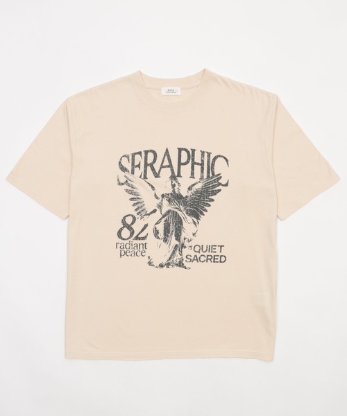 WEGO(ウィゴー)の「WEGO/ブリーチヴィンテージグラフィックT(Tシャツ/カットソー・メンズ・スミクロ/オフホワイト/ブラック系その他・MEDIUM/LARGE)」の20枚目の写真