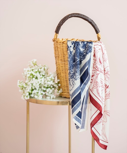 WILLSELECTION（ウィルセレクション）の「スカーフ（マフラー・レディース・ネイビー/ピンク/レッド系その他/レッド・FREE）」の11枚目の写真