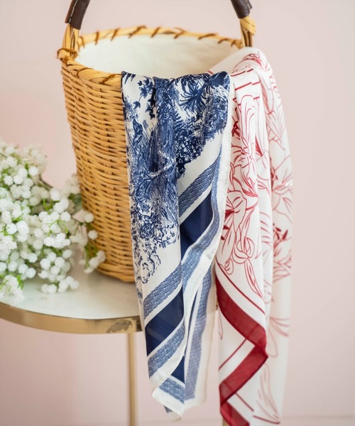 WILLSELECTION（ウィルセレクション）の「スカーフ（マフラー・レディース・ネイビー/ピンク/レッド系その他/レッド・FREE）」の12枚目の写真