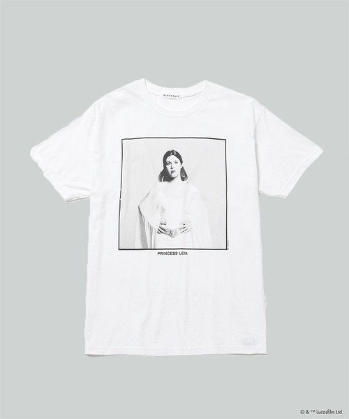 STUDIOUS（ステュディオス）の「【F-LAGSTUF-F】Leia TEE（Tシャツ/カットソー・メンズ・ブラック/ホワイト・L/M）」の2枚目の写真