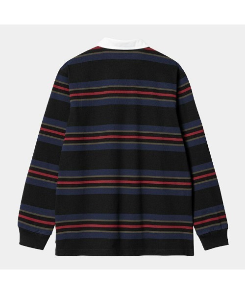 Kinetics（キネティクス）の「Carhartt WIP L/S Oregon Rugby Shirt (カーハート WIPロングスリーブ オレゴン ラグビー シャツ)（シャツ/ブラウス・メンズ・ブラック・SMALL/MEDIUM）」の2枚目の写真